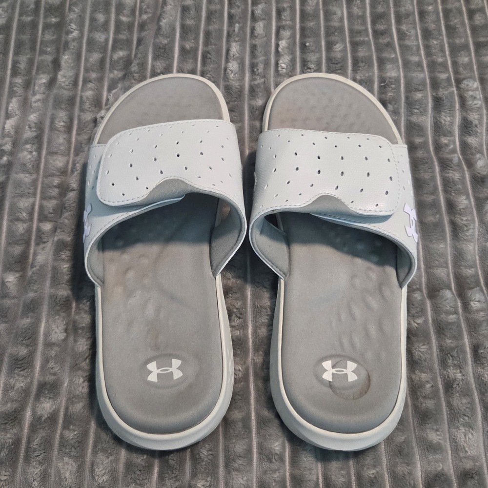 Under Armour Women's Ignite Pro Slide, Light Green 8 US